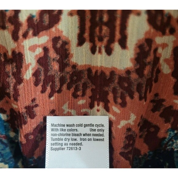 a.n.a. A New Approach XLT Boho Women's Dress Multicolor Casual Grunge - Picture 7 of 8